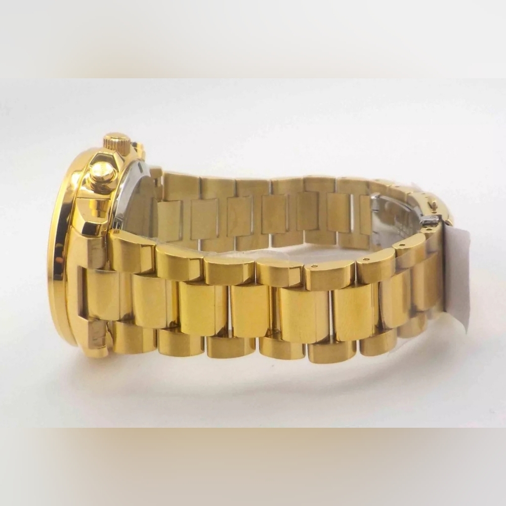 ***BRAND NEW*** Citizen Eco-Drive Nighthawk Crystal Accent Gold-Tone Chronograph - Picture 8 of 10